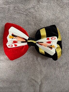 Disney queen of hearts, interchangeable, Minnie, mouse ear velvet bow
